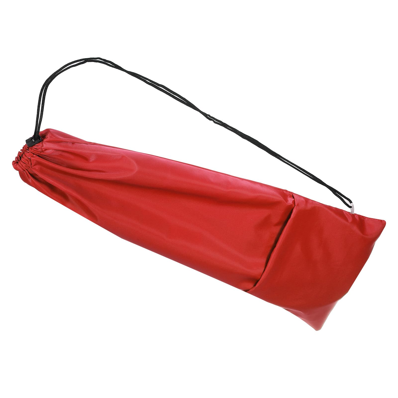 PATIKIL Badminton Racquet Cover Bag, Waterproof Oxford Badminton Racket Pouch with Zipper Pocket and Drawstring Shoulder Strap Lightweight, Red