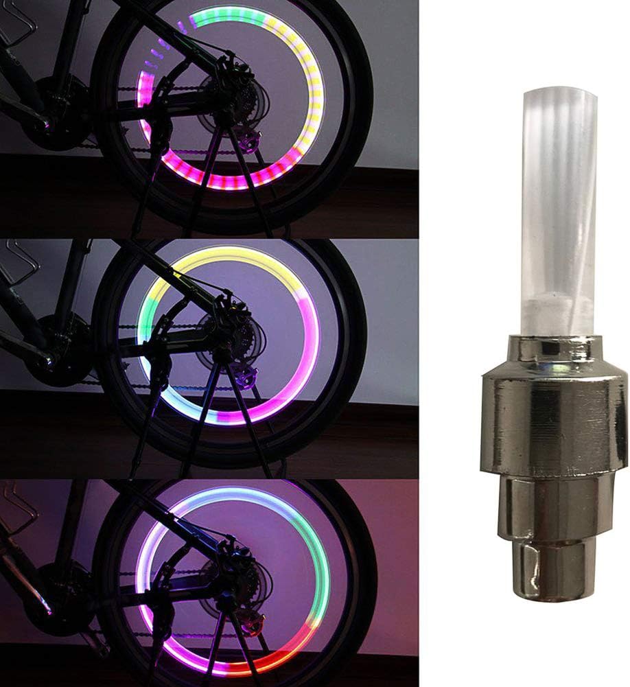 CJRSLRB 10Pack Tire Valve Light, LED Flash Tyre Wheel Valve Cap Lights for Car Bike Bicycle Motorcycle: Automotive