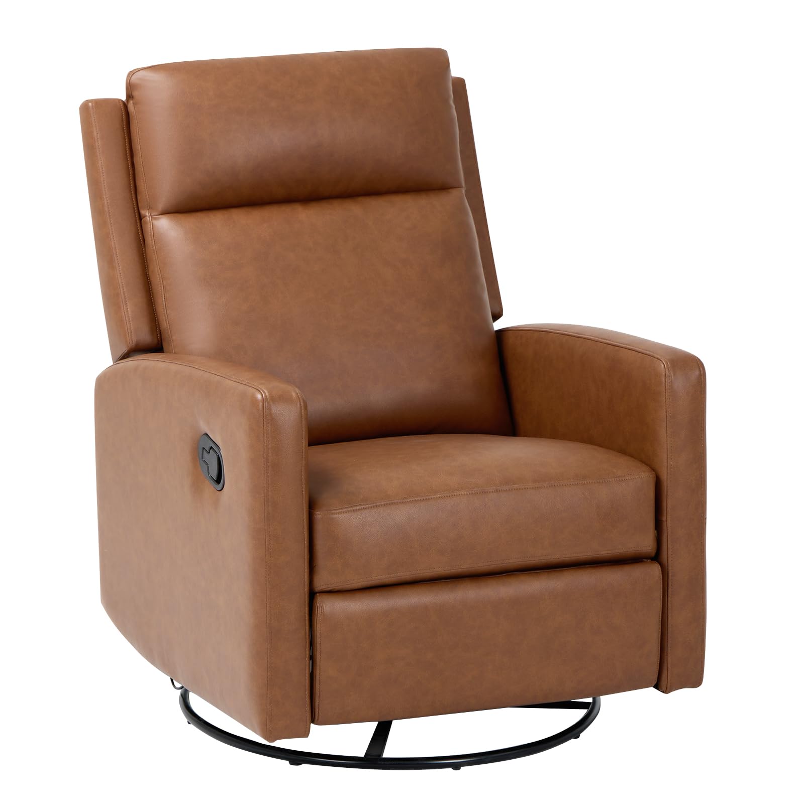 Photo 1 of *** PARTS ONLY - PARTIAL SET *** MALOL Swivel Rocking Recliner Chair, Wide PU Leather Glider Recliner with High Backrest and Footrest for Living Room, Office, Bedroom