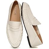 BeeLg Penny Loafers for Women Suede Flats Shoes Casual Loafer Dressy Vintage Work Business Flat Shoe