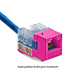 trueCABLE Cat5e Keystone Jack, Unshielded (UTP), 90