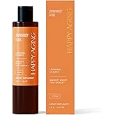 Happy Aging Immunity Tonic | Liposomal Vitamin C Supplement | Immune Defense, Antioxidant Protection & Daily Energy | Citrus Flavor, 1000mg, 150ml