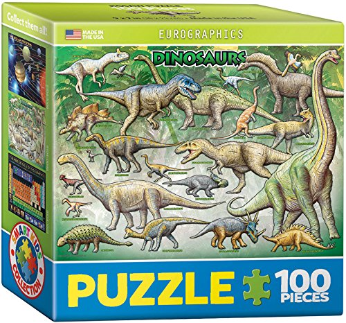 EuroGraphics Dinosaurs Mini Puzzle (100-Piece)