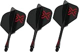 Winmau Darts Fusion Integrated Flight & Shaft System No.2 Black Intermediate view 2