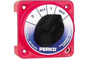 Perko 8511DP Compact Marine Battery Selector Switch