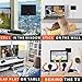 2018 NEWEST TV Antenna,Indoor Amplified Digital HDTV Antenna 80+ Mile Range with 4K 1080P HD VHF UHF Freeview TV for Life Local Channels Broadcast for All Types of Home Smart Television (Blakc)