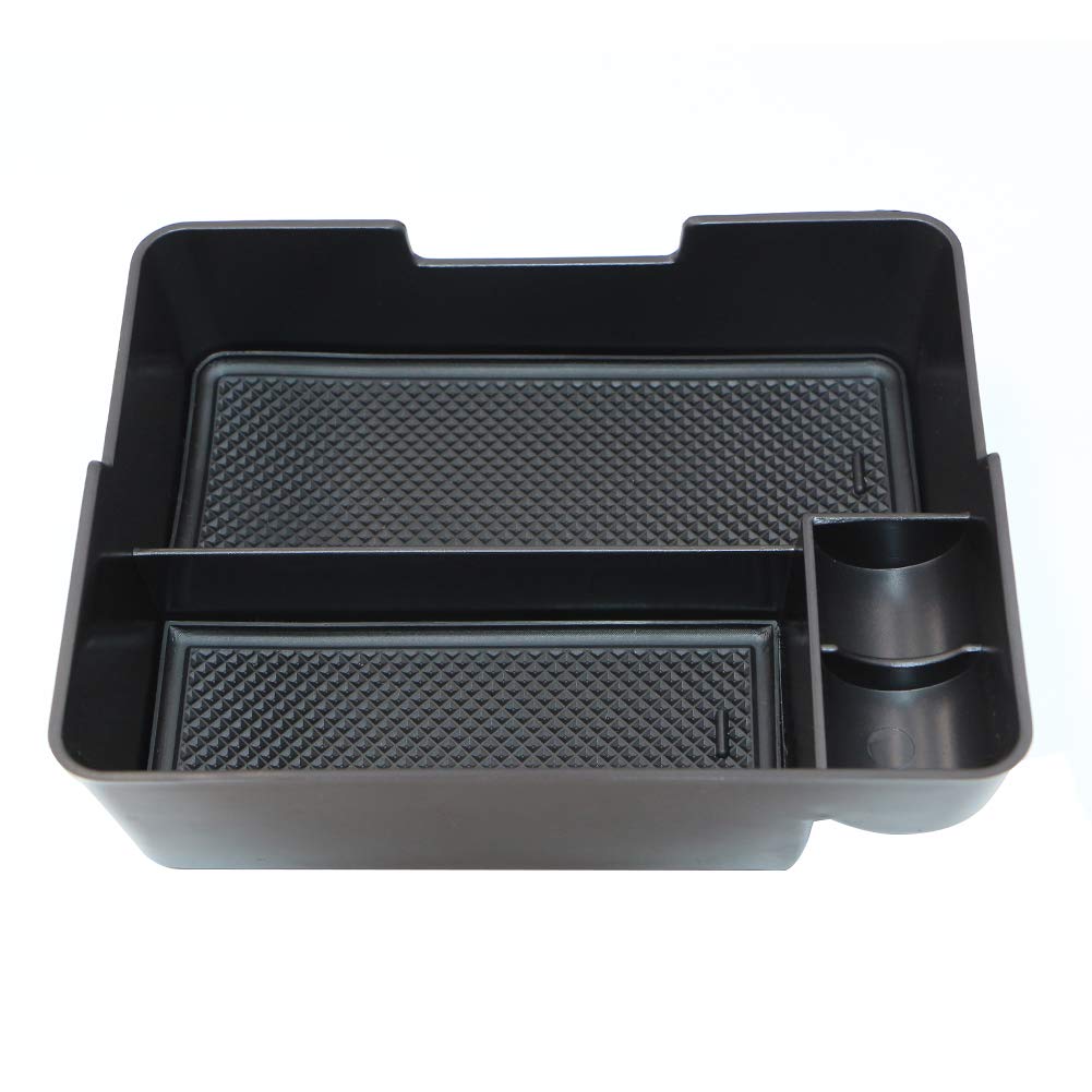 Mizzuco Organizer for Tesla Model 3 2017 2018 2019 Center Console Armrest Organizer Tray Glass Holder Pallet Storage Box Container