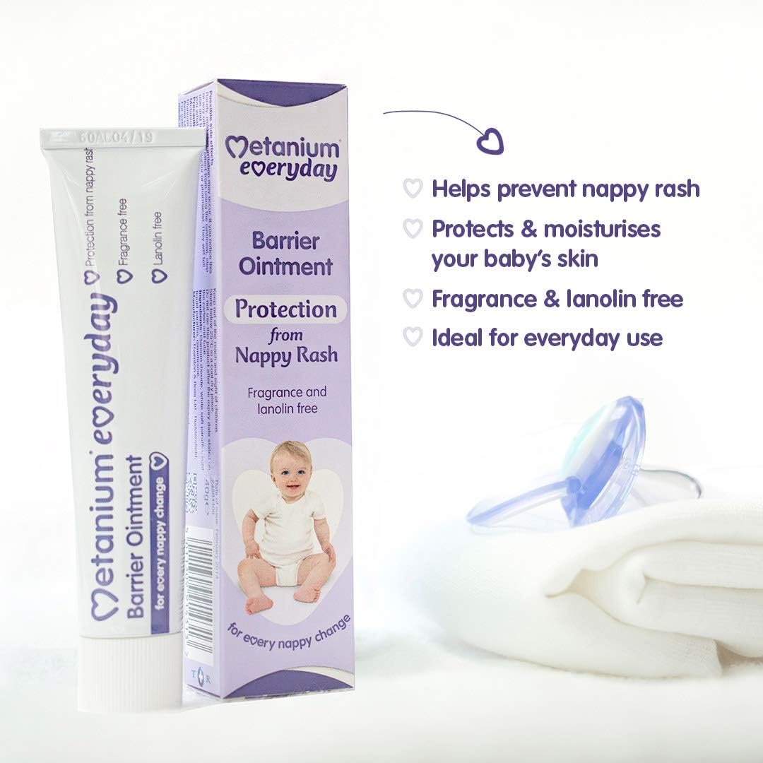 Metanium Everyday Barrier Ointment, Protection From Irritants, for Everyday Nappy Change Fragrance Free, Lanolin Free 40 g - Image 5