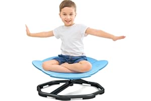 KidBloom Autism Chair for Kids 3-7, 360° Silent Spinning Sensory Chair with Anti-Slip Base | ADHD & Autism Sensory Toys for Children
