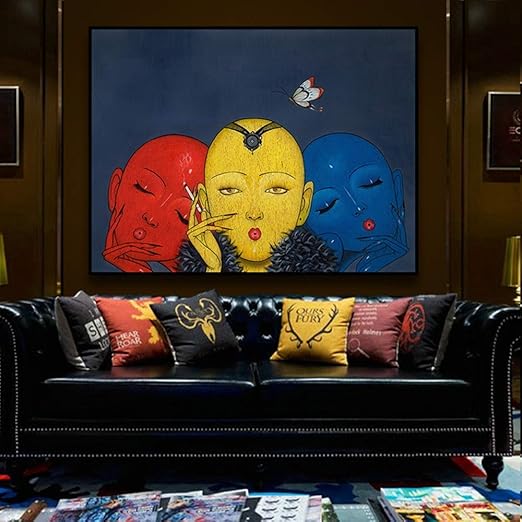 Bgroest Hm Pintura Al Oleo Del Arte Canvas Art Pared Cuadros De La