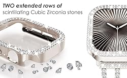 WINGLE 2 Pack Bling Case for Apple Watch Series 10