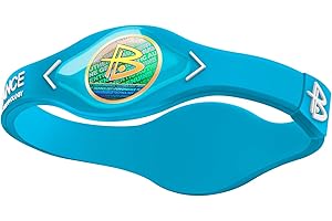 POWER·BALANCE POWER BALANCE The Original Genuine Performance Wristband, Silicone Rubber Wristbands Bracelets Sports Bracelet Wristband for Men Women, Power Bangles, Safe Waterproof Lightweight Durable, Size M