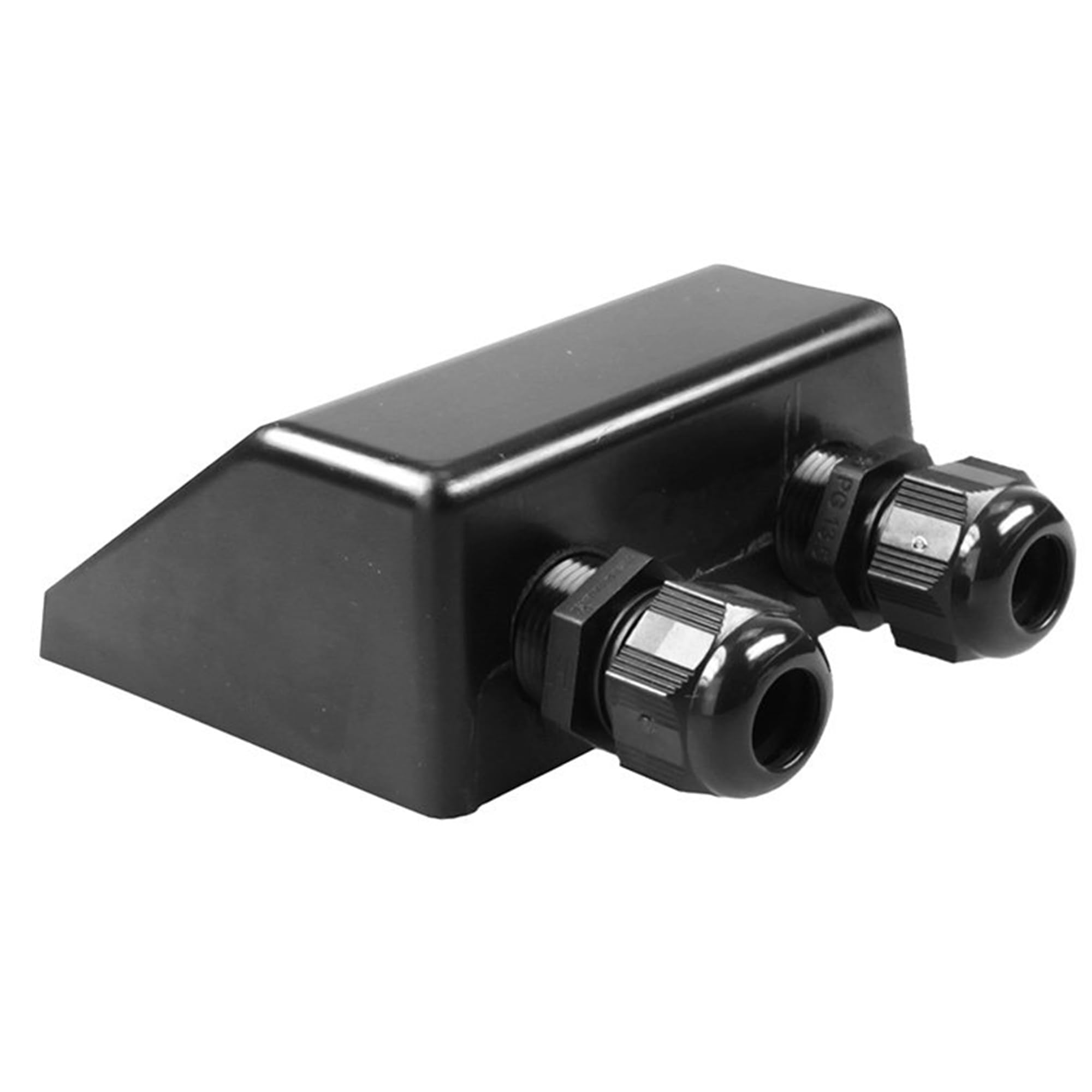 Offgridtec© Roof Cable Guide, 2-Way, Heavy Duty, Black, for Cable Outer Diameter of 3-12 mm, for Motorhome, Camper, Caravan