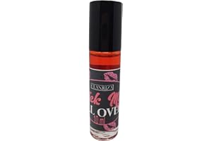 CLANRIZA Lick Me All Over Fragrance Oil Sweet Scented Natural Oil - Premium Quality Perfume Oil in Affordable Price - Clear Boston Glass Bottles with Black Cap - (1/2 Oz Roll-On)