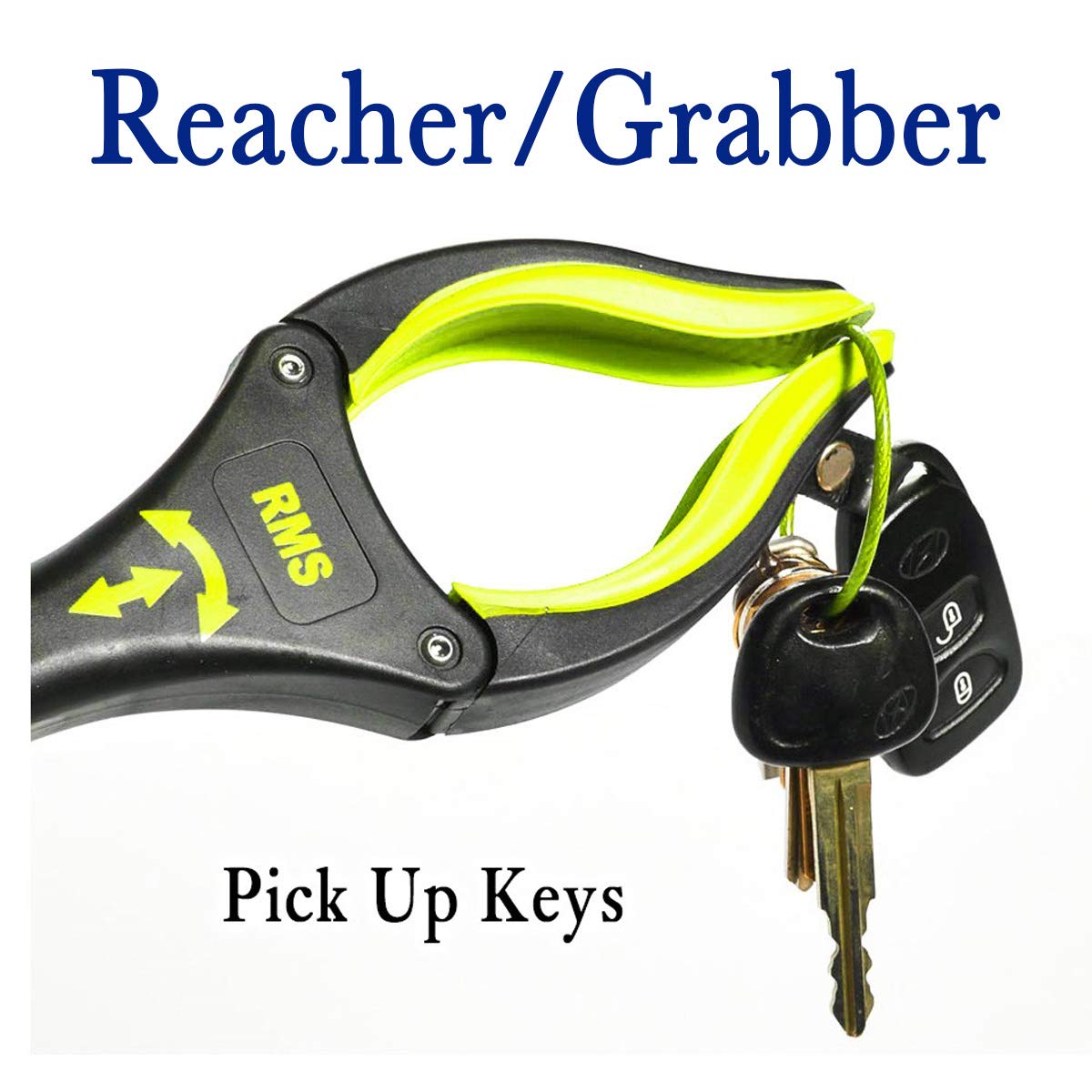 RMS 19 Inch Grabber Reacher with Rotating Gripper Mobility Aid