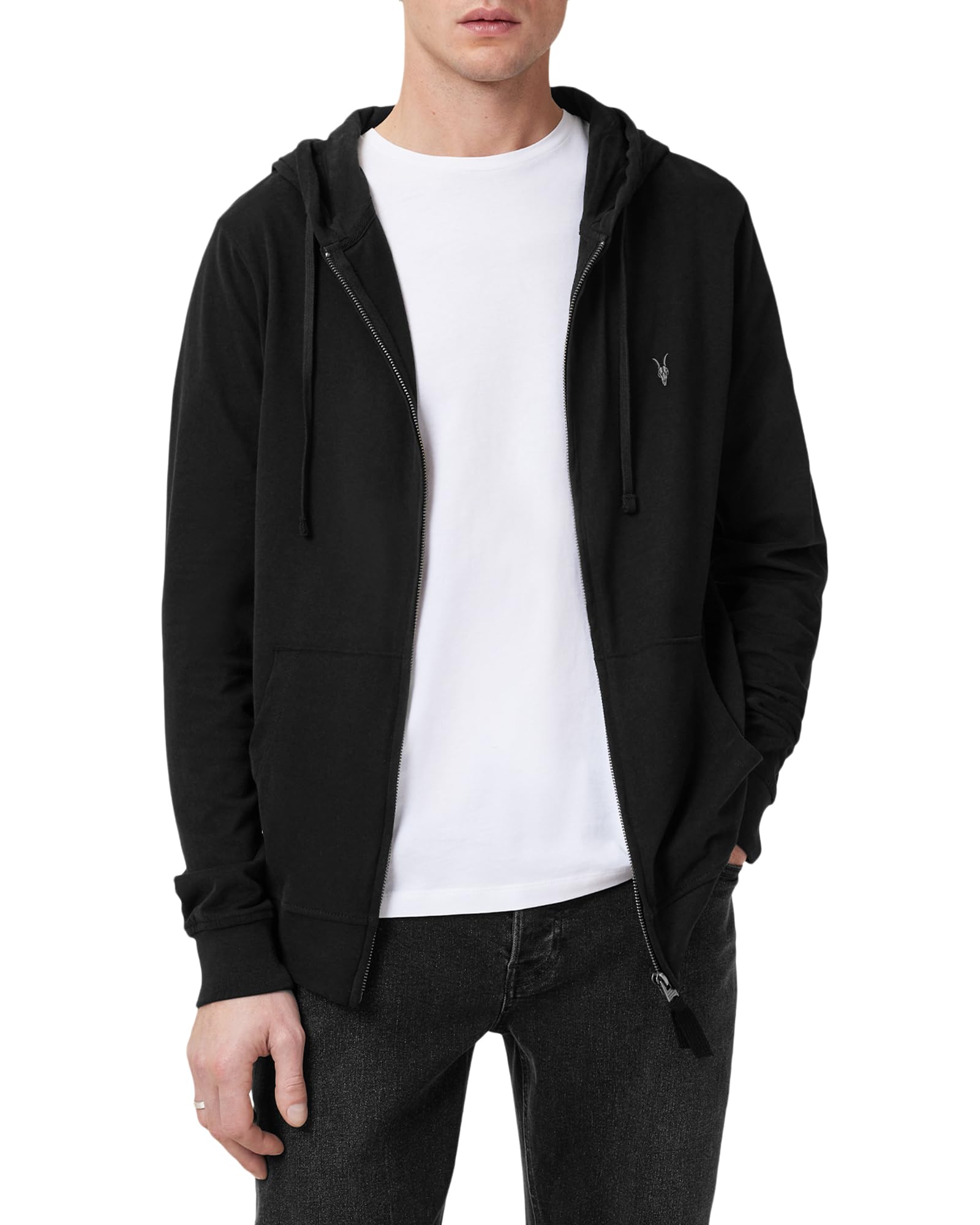 AllSaints Men’s TeesBrace Hoody Jet Black M