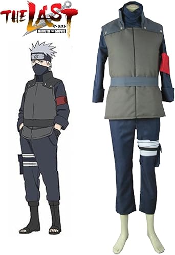 Amazon ナルト最後の物語ザーラストはたけカカシ木の葉忍の制服六代目火影コスプレ衣装 S コスプレ 仮装 通販