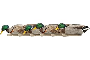 AVIAN-X Avian X Topflight Backwater Mallards Duck Decoys Pack, Ultra Realistic Floating Mallard Hunting Decoy, 3 Feeding Postures
