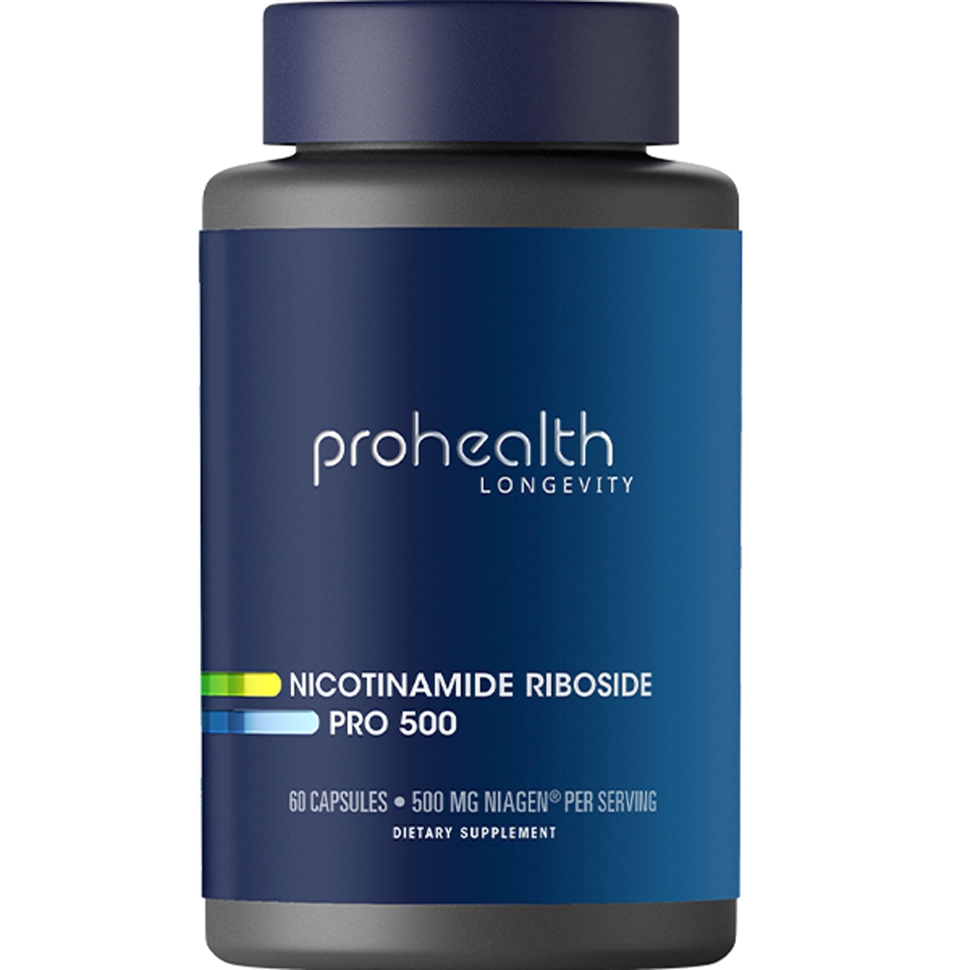 ProHealth Nicotinamide Riboside Pro 500. Patented NR Niagen 500mg Plus 250mg TMG. NAD+ Supplement Boosts NAD+. NR Supplement Proven in 300 Studies. 30 Servings