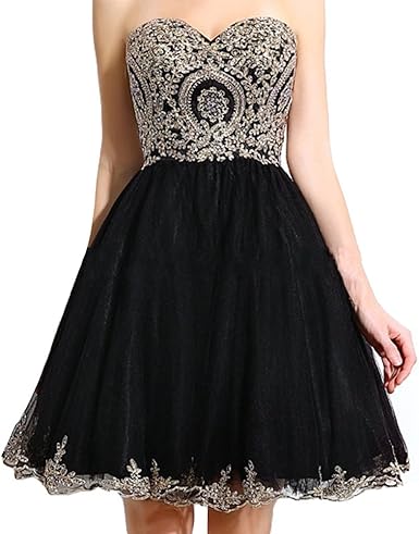 black tulle cocktail dress