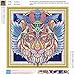 MXJSUA DIY Special Shape 5D Diamond Painting by Number Kits Rhinestone Round Drill Picture Art Craft for Home Wall Decor Colored King of Animal 14x14In