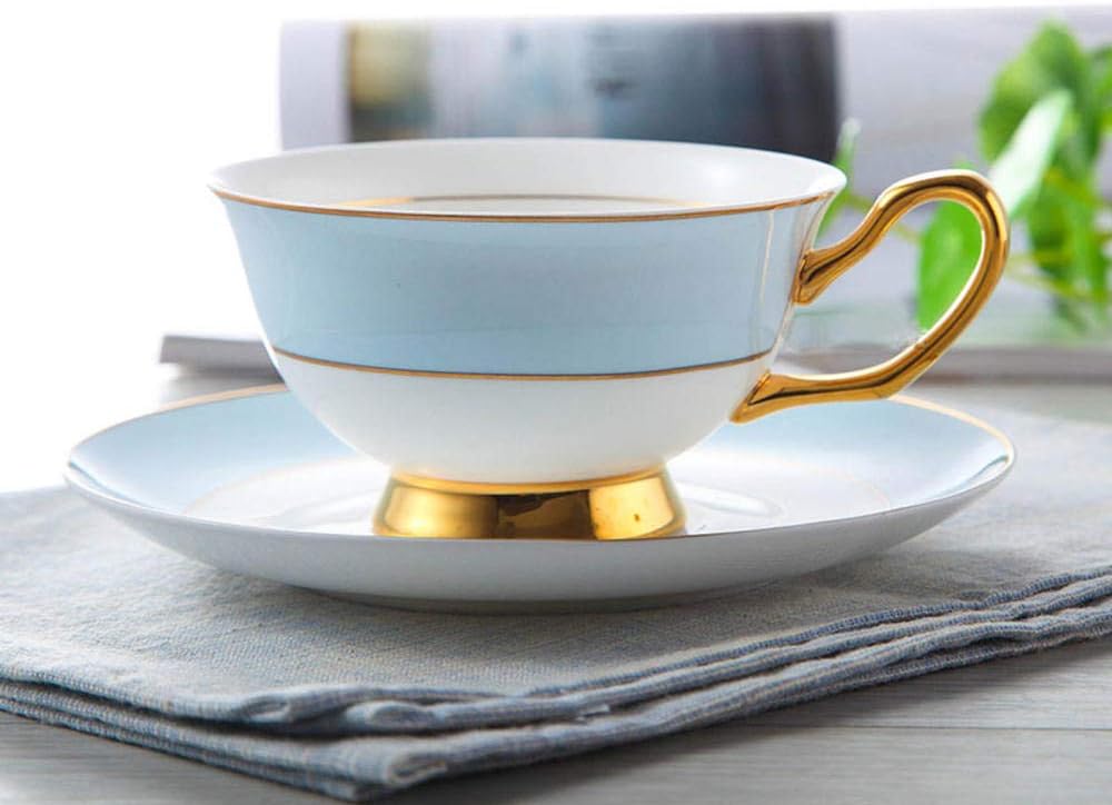 UANOU Fine Bone China Tea Cup Spoon And Saucer Set 3 Pieces Ceramic Tea Coffee Cup Art Ceramic Tea Coffee Cup