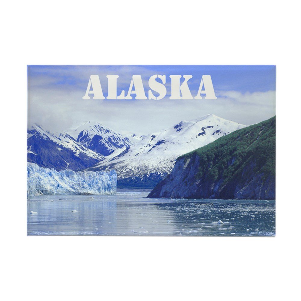 CafePress Beautiful Scenic Alaska Rectangle Magnet, 2"x3" Refrigerator Magnet