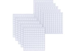 ACFELLE 10 Sheet Foam Round Dots Double-Sided Adhesive 3D Craft Foam Tape for DIY Handmade Crafts,Card Making Or Office Supplies,1000 Pieces,2 Sizes (0.3 inch & 0.4 inch)