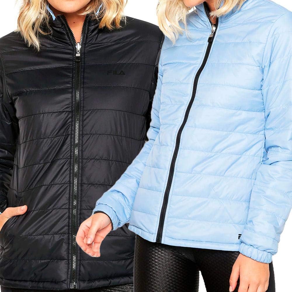 jaqueta fila thermal long feminina