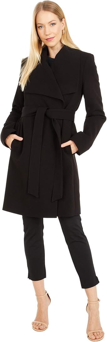 ralph lauren crepe coat