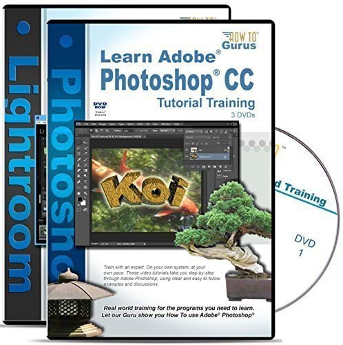 Amazon Com Learn Fast Adobe Photoshop Cc Tutorial Plus Adobe Lightroom 5 Training 5 Dvds Office Products