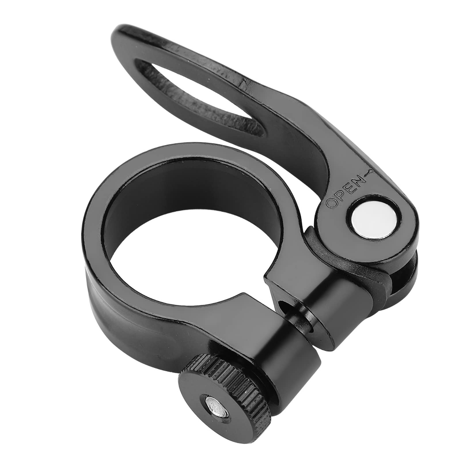 65x48MM Diameter 25.4mm Seatpost Clamp Quick Release Seatpost Clamp Anti-Rust Bike for 25.4mm (Black)