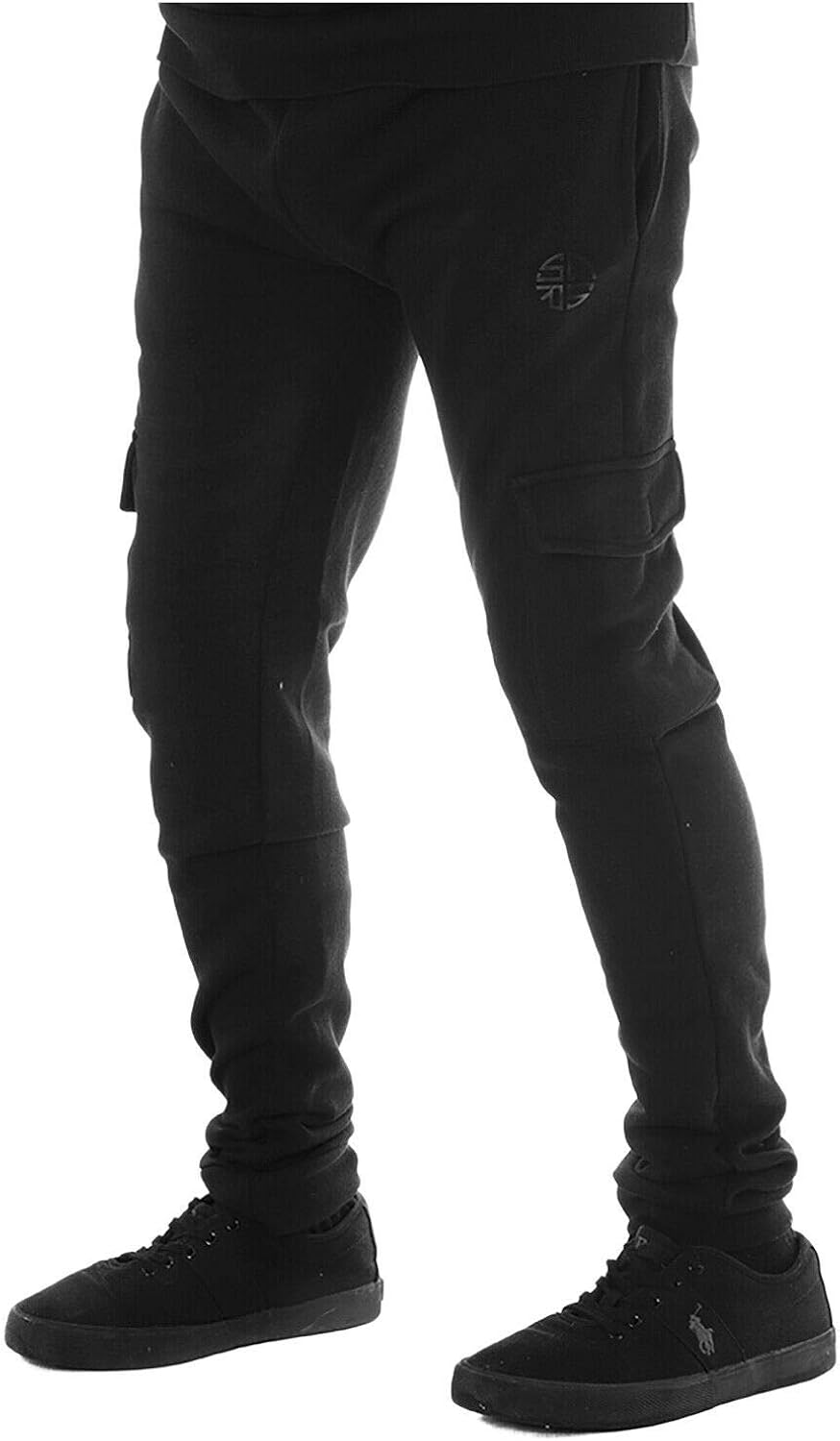 MyShoeStore Mens Combat Joggers Slim Fits Tracksuit Bottoms Joggers