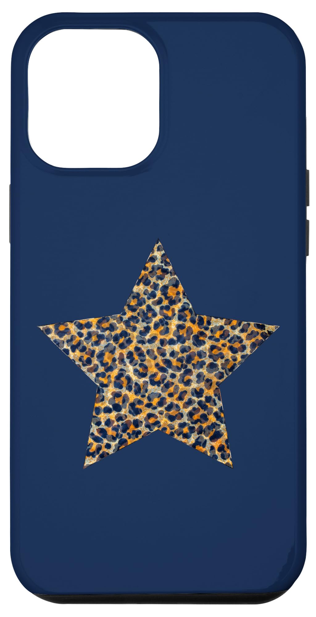 Star Shape - Cute Cheetah Leopard Print Graphic Case for iPhone 12 Pro Max