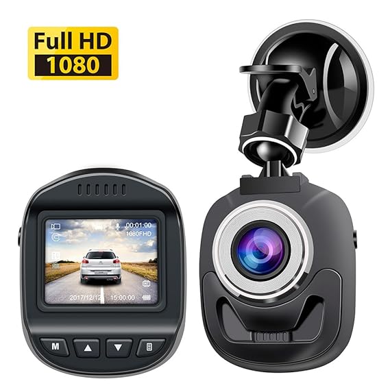Dash Cam 1080P,Mini Dash Cam Dash Camera with 120 Degree