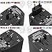 Travel Adapter, 2000W International Power Adapter, All in One Universal Power Adapter with 4 USB 3.0 Ports, for UK, EU, AU, US, Over 150 Countries (Black)
