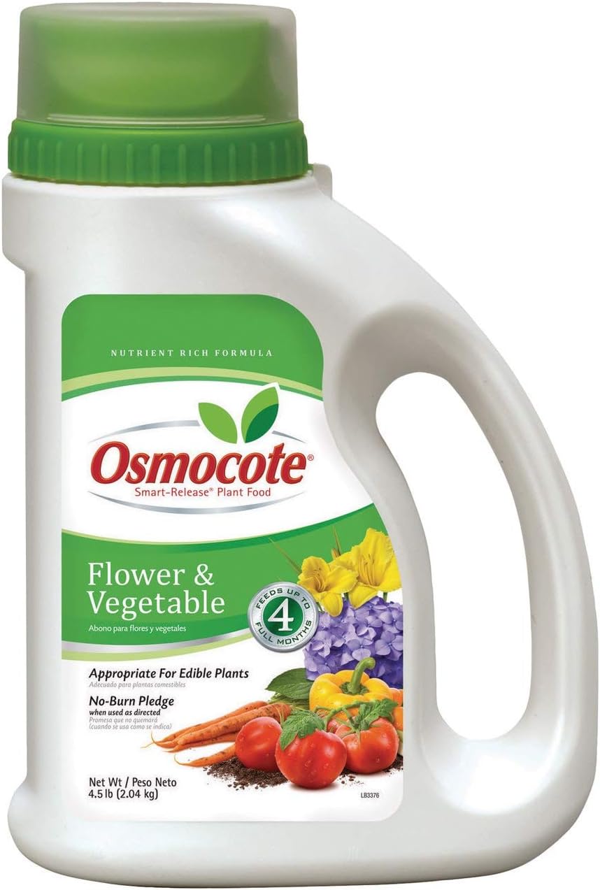 Scotts Company 275040 Osmocote Flower and Vegetable Smart Release Plant Food, 4.5-Pound (Discontinued by Manufacturer)