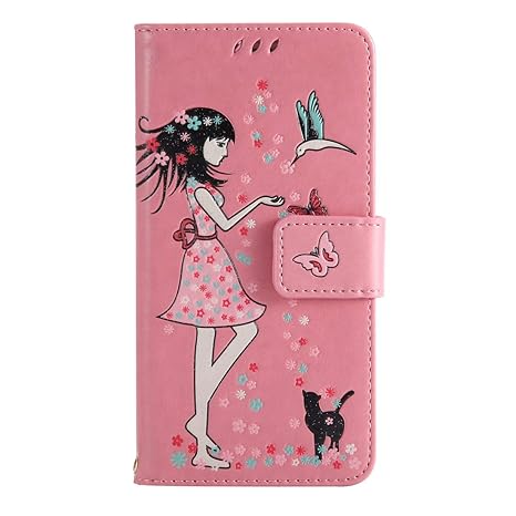 Ysimee kompatibel mit iPhone 7 /iPhone 8 Hülle [Leuchtend Luminous] - Leder PU Handy Hülle Leder Hülle Handytasche Schale EIN