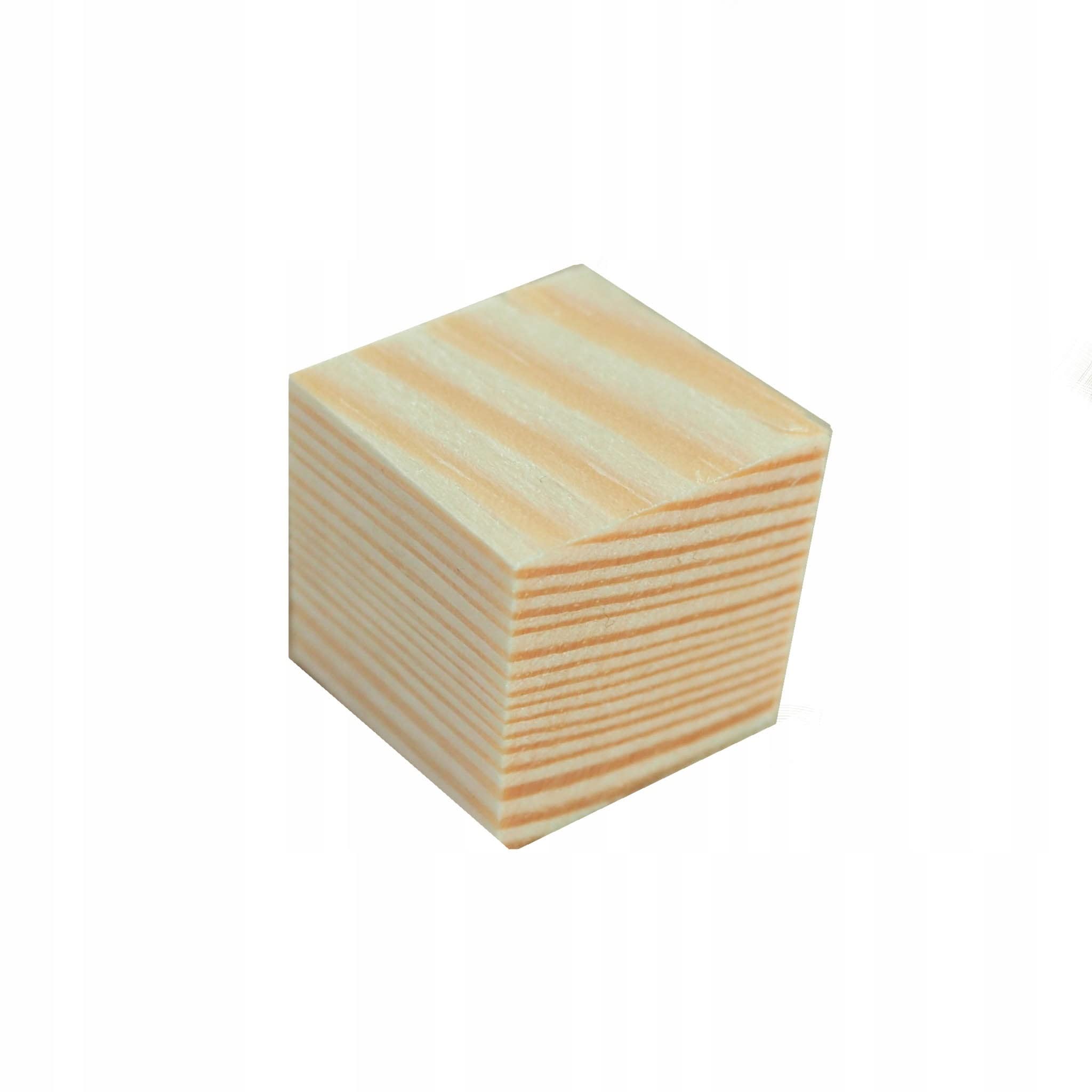Wooden World 5 x Cubes Raw Wooden Dices Art Craft Wood Shape Square - 40 mm