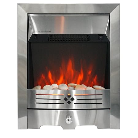 Vonhaus Electric Fireplace 2kw Modern Freestanding Heater With