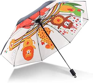 Niños creativos Paraguas para Mujer Paraguas para Sol Paraguas Plegable
