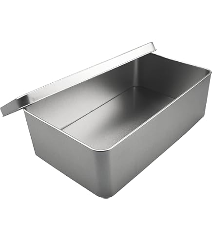 Valentine Heart Tin Box With Spinner Lid - Sweet Love Message Container (7x6x1.88 Inches)