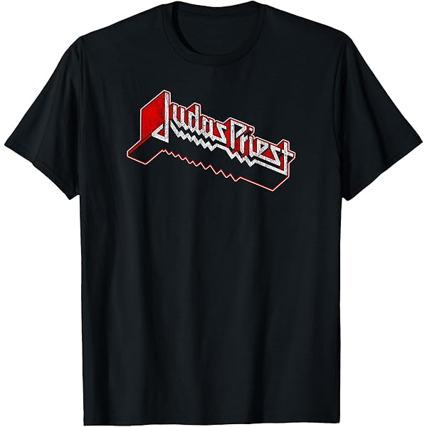 Amazon.com: Judas Priest – Invincible Shield Red T-Shirt