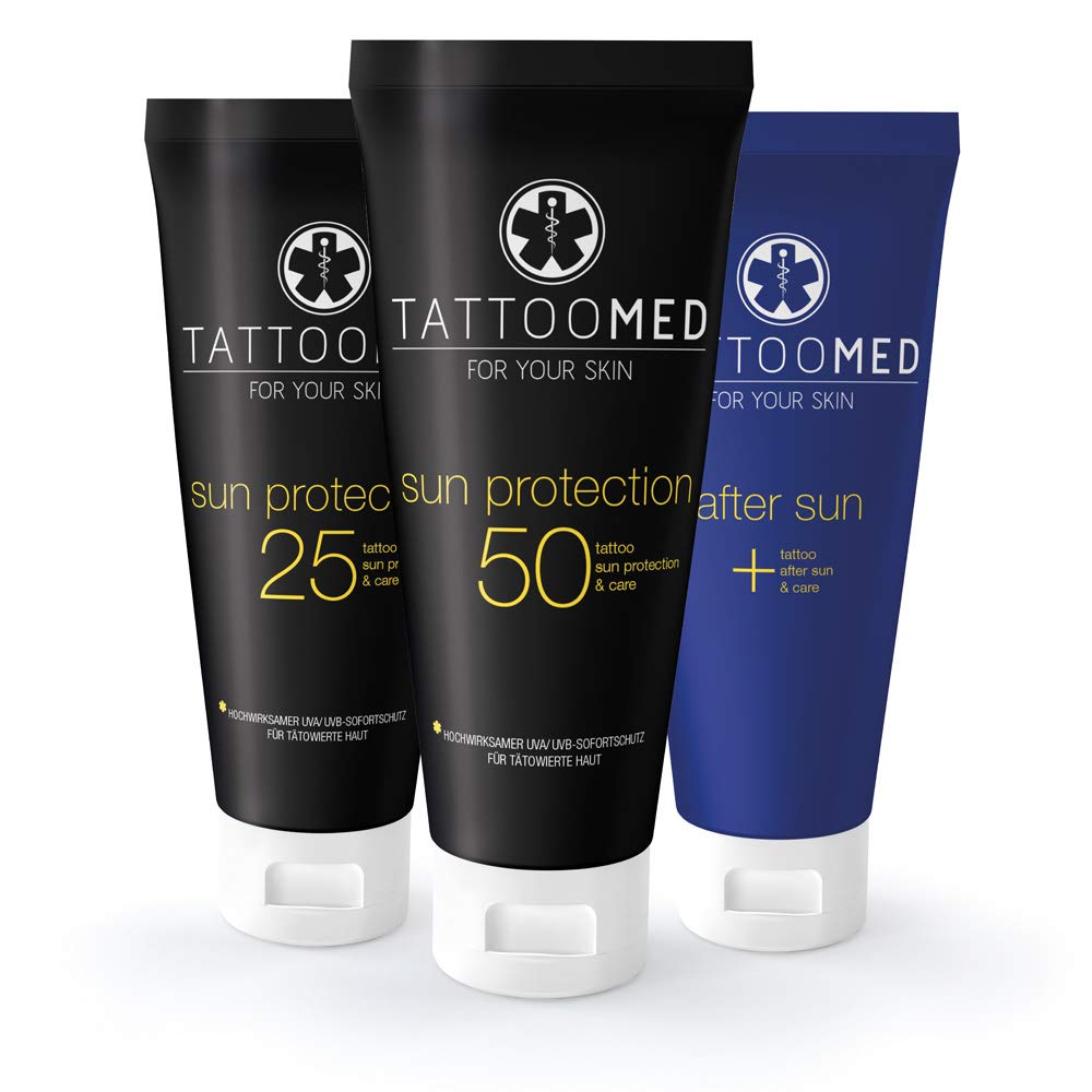 TattooMed All In Bundle SUN - Complete Protection System and Aftercare For Tattoos