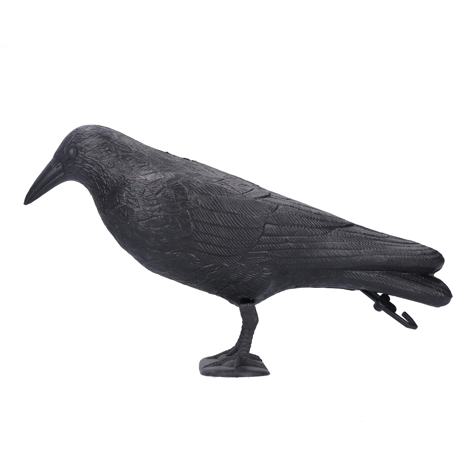 Simulation Plastic Crow Statue, High Grade Bird Figurine for Outdoor Garden Decoration