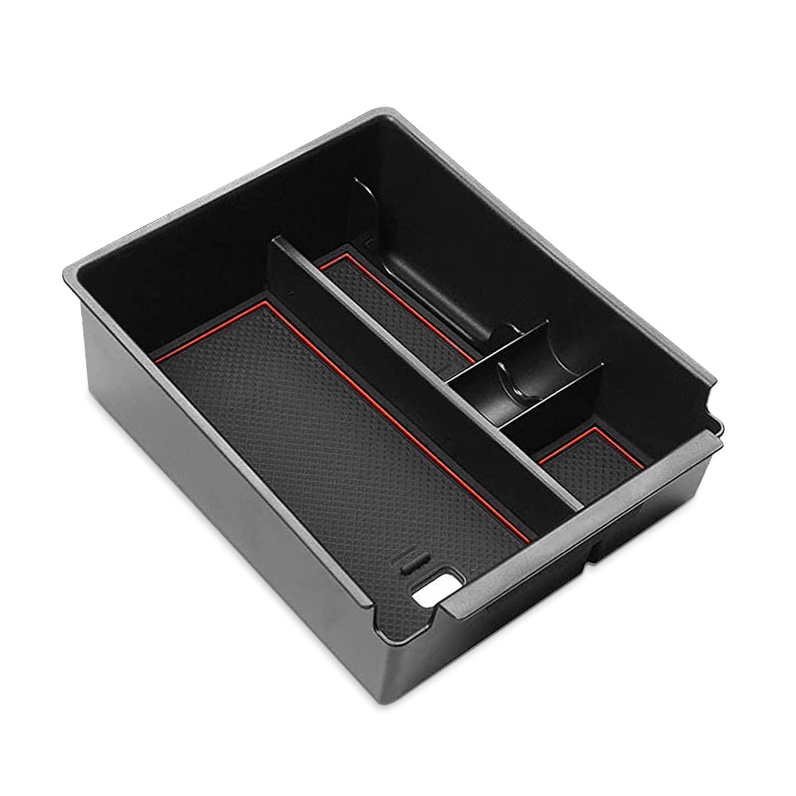 Boîte De Rangement Accoudoir MARCHFA Pour Hyundai Tucson NX4 2021-2024 – Organisateur Central Noir