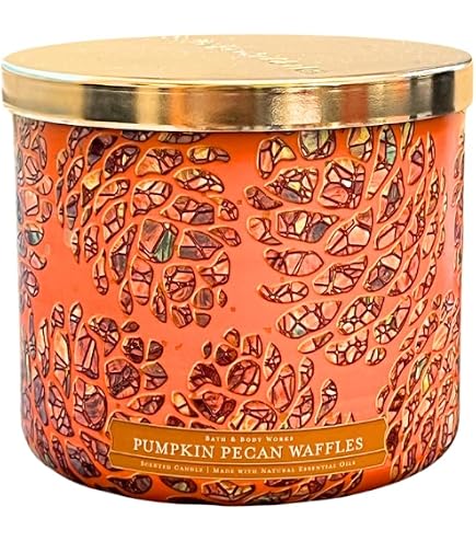 Amazon.com: Bath & Body Works 3-Wick Candle, Pumpkin Pecan Waffles