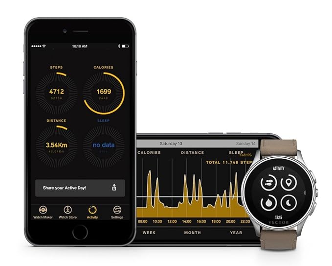 Amazon.es: Vector Watch L1 - 10 - 008 - Meridian Smart Watch ...