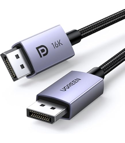 UGREEN 8K Displayport auf HDMI Adapter 2 Stücke, Unidirektional DP auf HDMI 8K@60HZ/4K@240Hz/2K@240Hz, Kompatibel mit HP, Dell, Projector, Monitor, AMD, GPU, NVIDIA