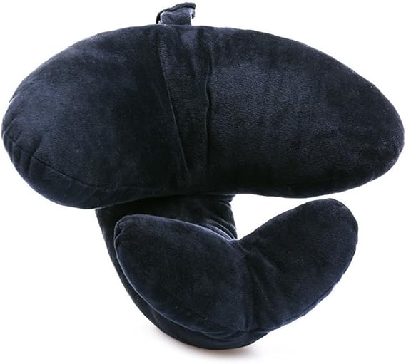 Travel Neck Pillow Cradle Flight Rest Cushion Head Chin Support JShape Home & Kitchen